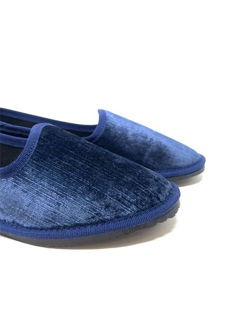 Friulana-Slipper aus Wildleder IL LACCIO | FRIU/COCOVELLUTONAVY BLU